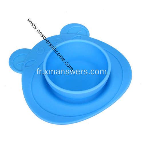 Bol pour chien pliable en silicone sans BFA pour le voyage